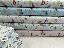 beatrix potter peter rabbit tales of the burrow jemima mice flopsy mopsy cotton fabric shack malmesbury