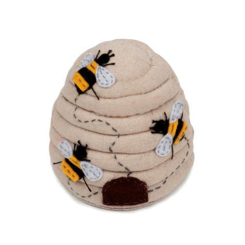 bee bumble bee behive pin cushion fabric shack malmesbury PCBEE_347