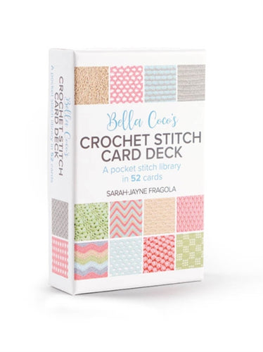 bella coco's crochet stitch card deck sarah jayne fragola fabric shack malmesbury