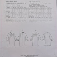bertie shift dress pattern dress making liberty fabric shack malmesbury back page