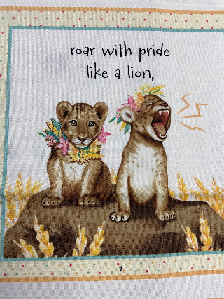 Beth Reed for Studio E All Big Things Start Small Quiet Book Cotton Fa ...