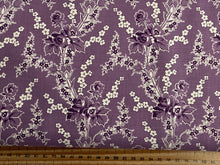 betsy chutchian moda goodnight irene 1890-1920 floral ditsy flowers purple cream grape maroon floral cotton fabric shack malmesbury 0012