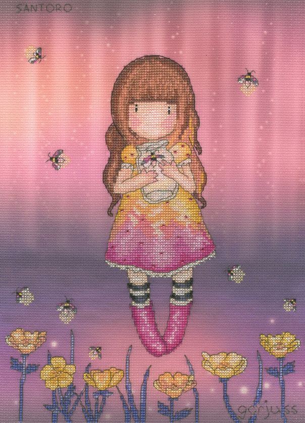 bothy threads santoro london gorjuss cross stitchs kit fabric shack malmesbury firefly dawn 1 