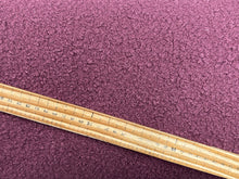 boucle cuddle fleece polyester fabric shack malmesbury mauve purple