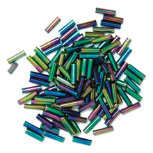 bugle beads 8g 150_36 rainbow jewellery making fabric shack malmesbury