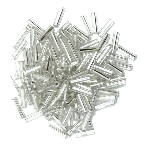 bugle beads 8g 150_01  silver jewellery making fabric shack malmesbury