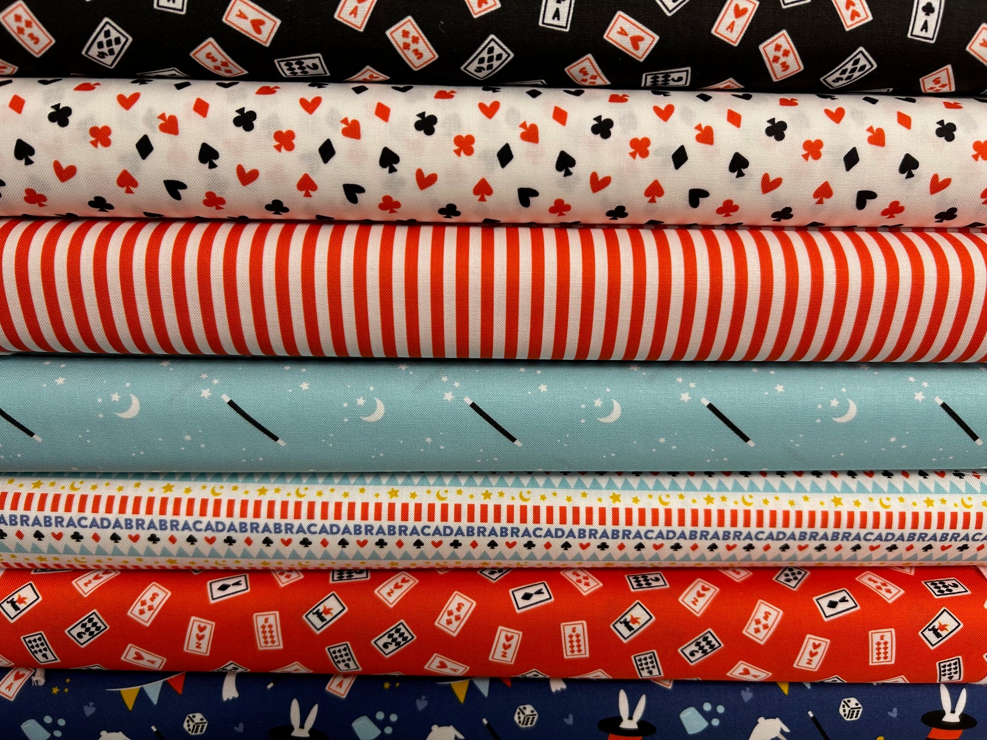 Abracadabra for Camelot Fabrics Magic Wand Light Blue Cotton Fabric by ...