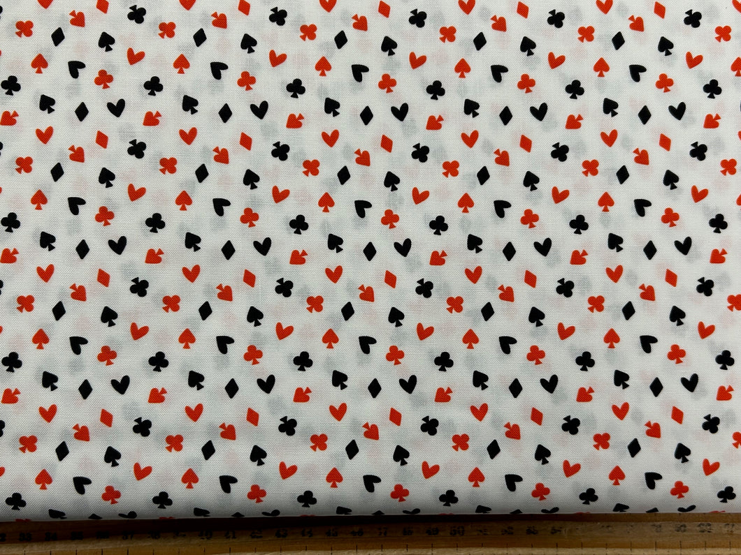 camelot abracadabra magic tricks magician suits of cards white cotton fabric shack malmesbury