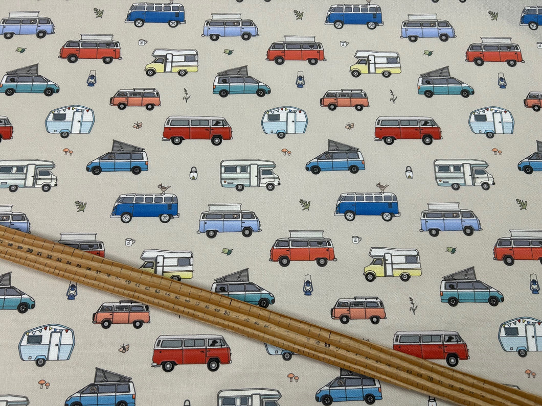 camper campervans campers vw volkswaggon caravan cozy campers linen look fabric shack malmesbury 6
