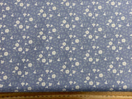 cassandra connelly evenfall moonflower flower floral dark periwinkle cc43.2 blue cotton fabric shack malmesbury
