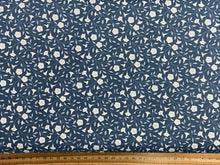 cassandra connelly evenfall moonflower flower floral midnight blue cc43.3 cotton fabric shack malmesbury