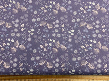 cassandra connelly evenfall night garden flower floral deep purple CC42.3 cotton fabric shack malmesbury