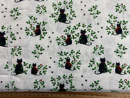 ccc christmas pets Festive holly white fabric shack malmesbury