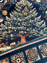 Cedar & Sage For QT Fabrics Cotton Fabric Tree Panel