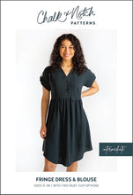 chalk and notch fringe dress and blouse sewing dressmaking pattern fabric shack malmesbury