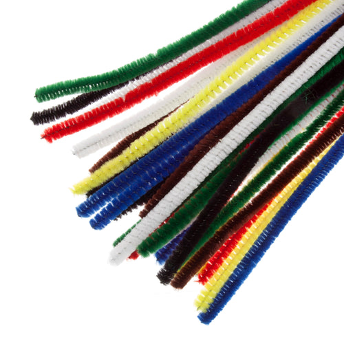 chenilles chenille sticks pipe cleaners assorted 6mm pack fabric shack malmesbury CF095