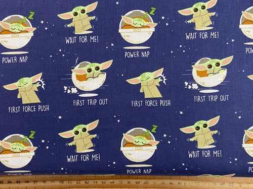 child of the galaxy baby yoda cotton fabric shack malmesbury