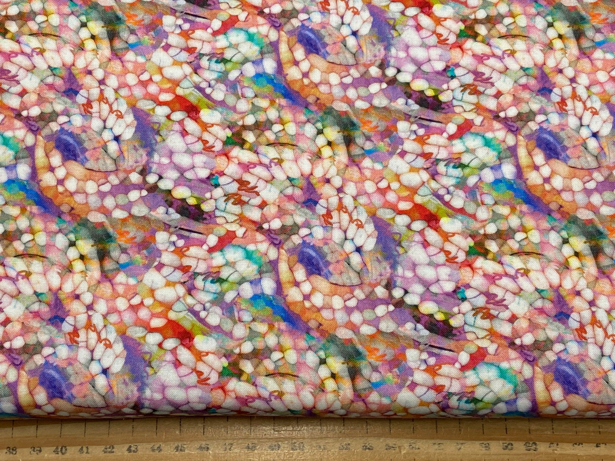 Connie Haley for 3 Wishes Shining Sea Octopus Texture Multicoloured Co ...