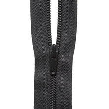 continous zip zipper metre black 580 fabric shack malmesbury KN310_580
