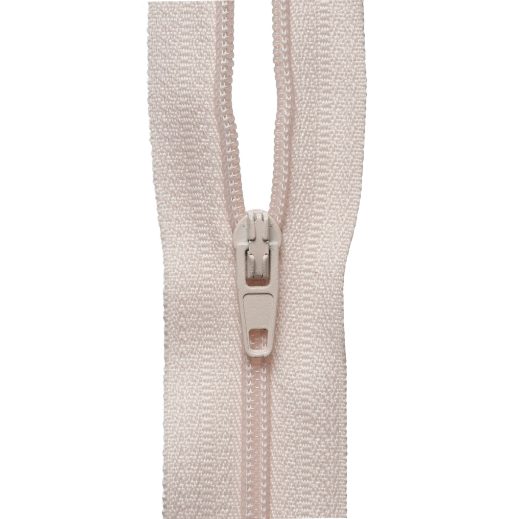 continous zip zipper metre dark cream 031 fabric shack malmesbury KN310_031