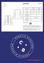 coralie bijasson nadine jacket dressmaking pattern fabric shack malmesbury