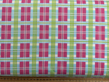 corey yoder moda sherbert sunshine flannel brushed cotton petal pink tartan green pink fabric shack malmesbury 