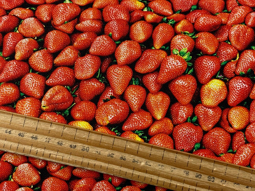 cotton canvas strawberry strawberries fruit fabric shack malmesbury 3