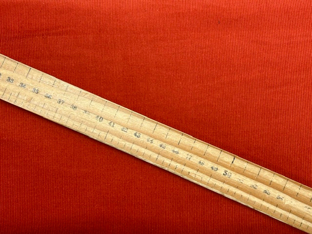 cotton needlecord babycord needle cord corduroy cordroy 21 w wale terracotta fabric shack malmesbury