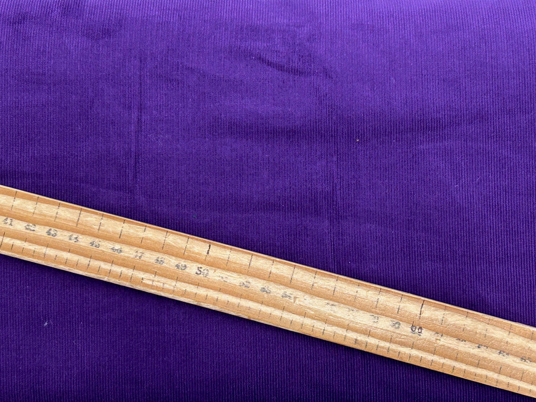 cotton needlecord babycord needle cord corduroy fabric shack malmesbury purple