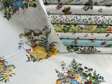 Country Mouse for Northcott Fabrics Mice Toss All Weather Blue Cotton Fabric by 1/4 Metre*
