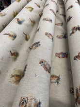 country hare linen look cotton polyester natural fabric shack malmesbury