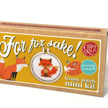 crafty kit co cross stitch crosstitch kit for fox sake beginners matchbox fabric shack malmesbury 2