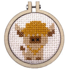 crafty kit co cross stitch crosstitch kit highland cow och ate the moo beginners matchbox fabric shack malmesbury 2