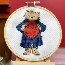 crafty kit co cross stitch crosstitch kit paddington hello beginners michael bond matchbox fabric shack malmesbury