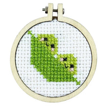crafty kit co cross stitch crosstitch kit were like two peas in a pod beginners matchbox fabric shack malmesbury 2