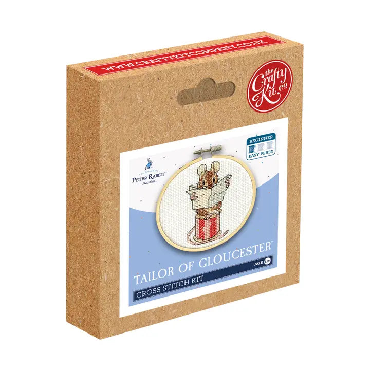 crafty kit co cross stitch crosstitch kit beatrix potter peter rabbit tailor of gloucester beginners fabric shack malmesbury 2