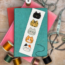 crafty kit co cross stitch crosstitch kit kitty cat bookmark fabric shack malmesbury