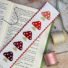 crafty kit co cross stitch crosstitch kit toadstools mushroom funghi bookmark fabric shack malmesbury 2