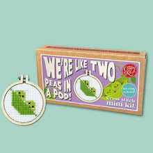 crafty kit co cross stitch crosstitch kit were like two peas in a pod beginners matchbox fabric shack malmesbury