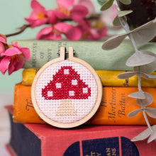 crafty kit co cross stitch crosstitch kit youre a funghi mushroom toadstool matchbox fabric shack malmesbury 2