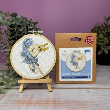 crafty kit co jemima puddleduck cross stitch kit fabric shack malmesbury 