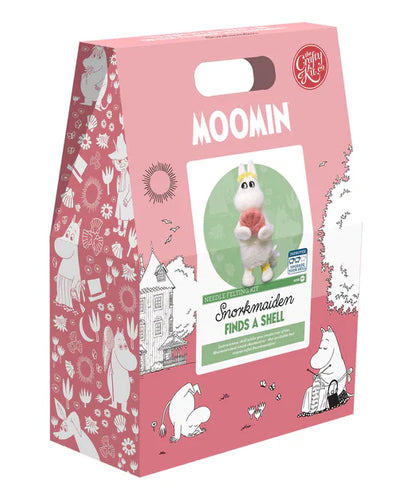 crafty kit company needle felting kit moomin snorkmaiden finds a shell fabric shack malmesbury 
