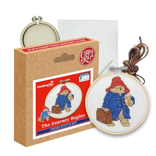 crafty kit co paddington the journey begins cross stitch kit fabric shack malmesbury 