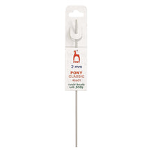 crochet pony classic aluminium hook smooth durable 2mm fabric shack malmesbury