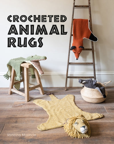 crocheted animal rugs book venessa mooncie fabric shack malmesbury