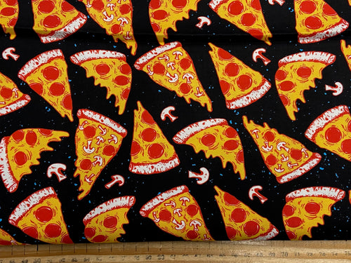 crystal manning moda snack shack fast food mystic pizza midnight black cotton fabric shack malmesbury