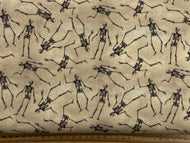 dan dipaolo clothworks gothic halloween skeletons cotton fabric shack malmesbury