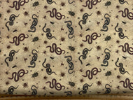 dan dipaolo clothworks gothic halloween snakes bug spider cotton fabric shack malmesbury