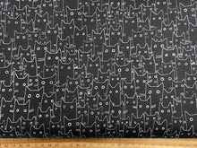 dear stella feline fancy lezzaworks black cat kitty pussy kitten having a meowment jet black white fabric shack malmesbury