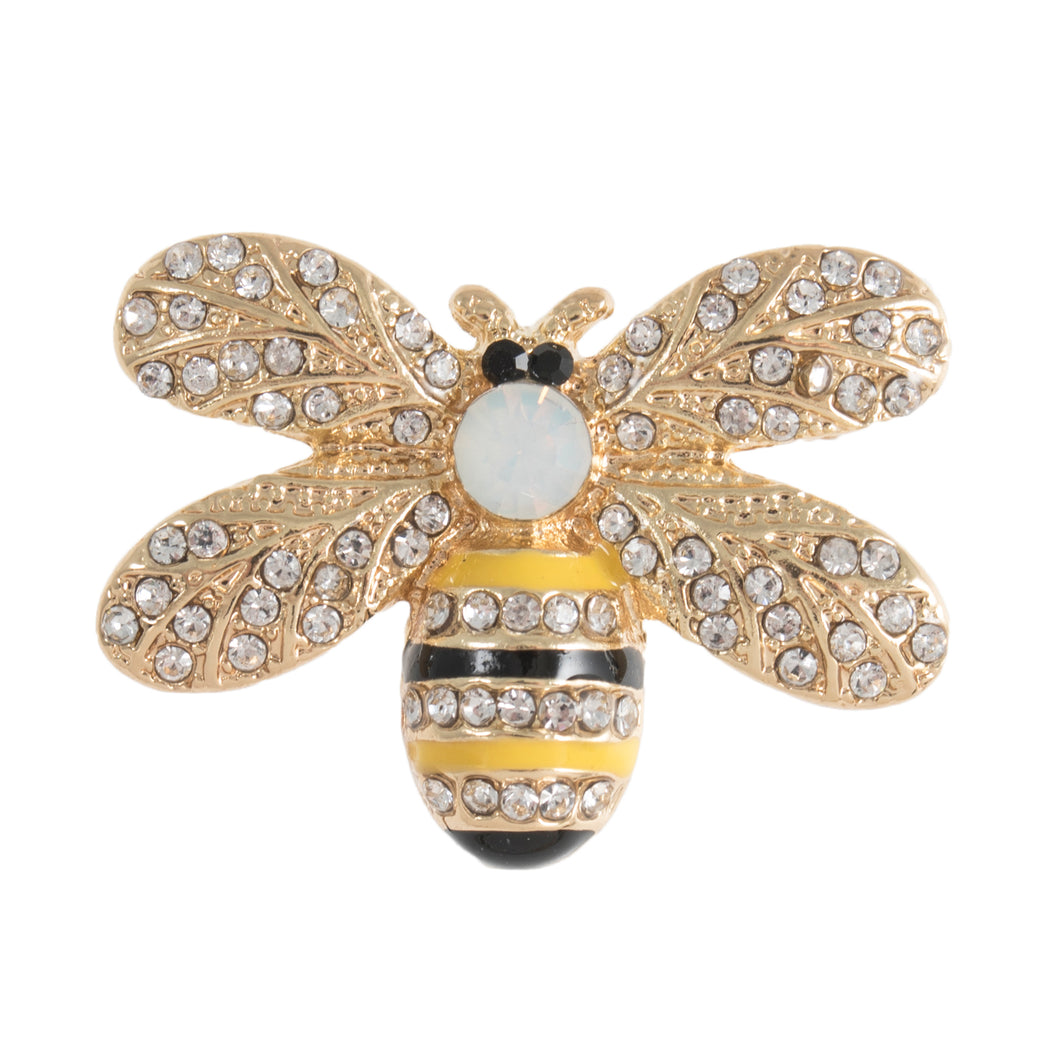 diamante bee button shank fabric shack malmesbury G451930_60